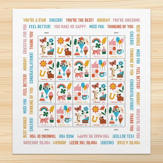 Thinking of You Forever First Class Postage Stamps