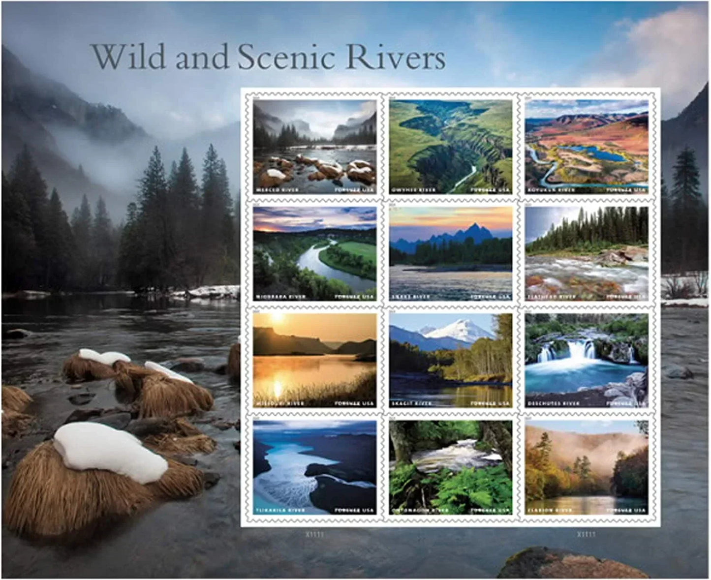 Wild and Scenic Rivers Forever Stamps