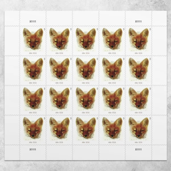 Red Fox Forever Stamps