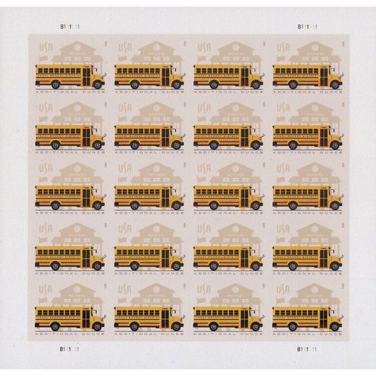 2023 School Bus forever stamps