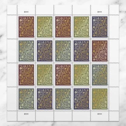 Thank You Forever First Class Postage Stamps