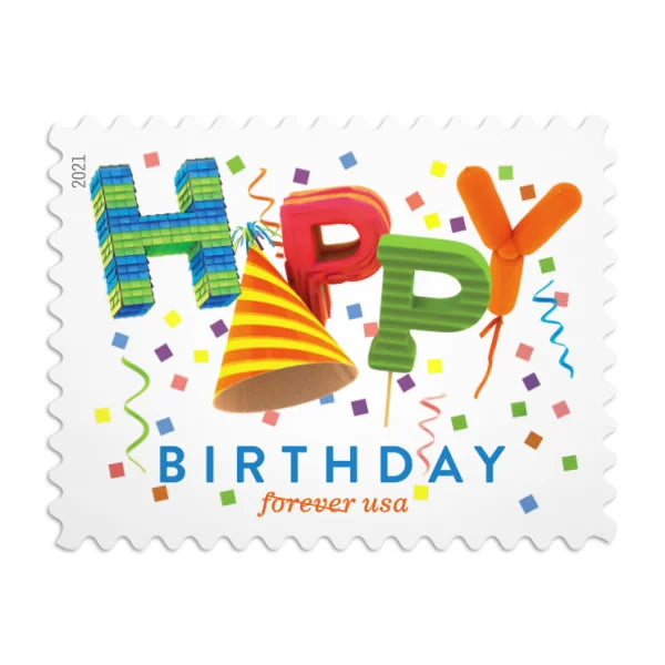 Happy Birthday Forever First Class Postage Stamps