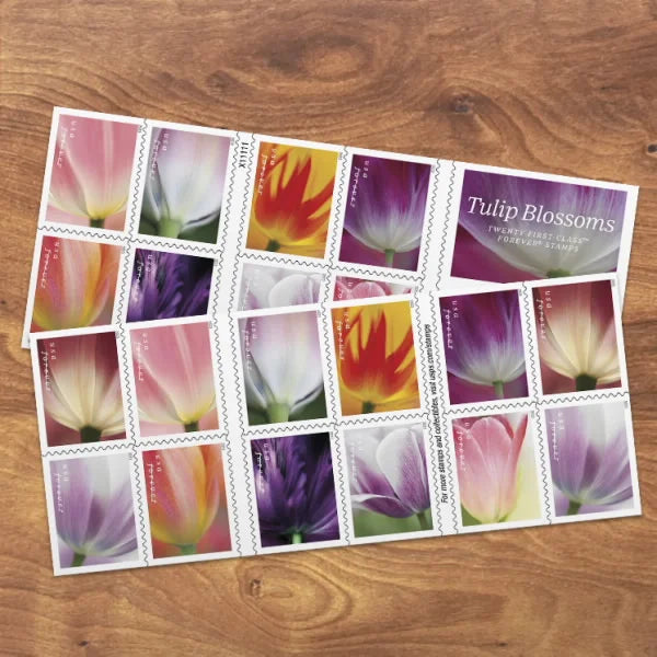 Tulip Blossoms Forever Stamps