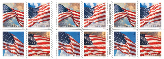 2024 U.S. Flags Forever First Class Postage Stamps