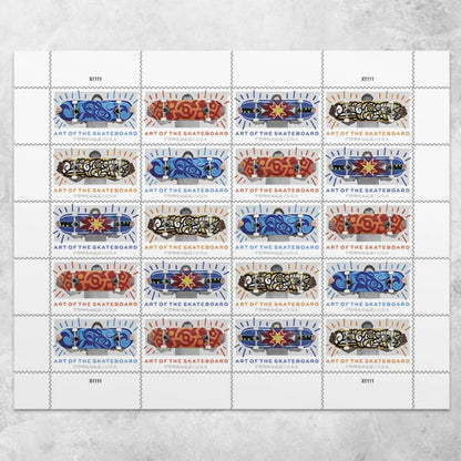 Art of the Skateboard Forever Stamps