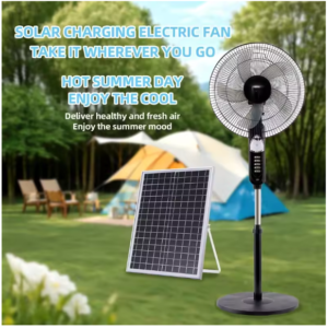 Rechargeable Solar Fan