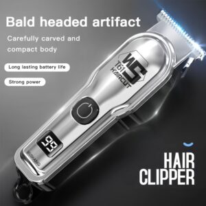 Professional Electric Hair Clipper with LED Display
