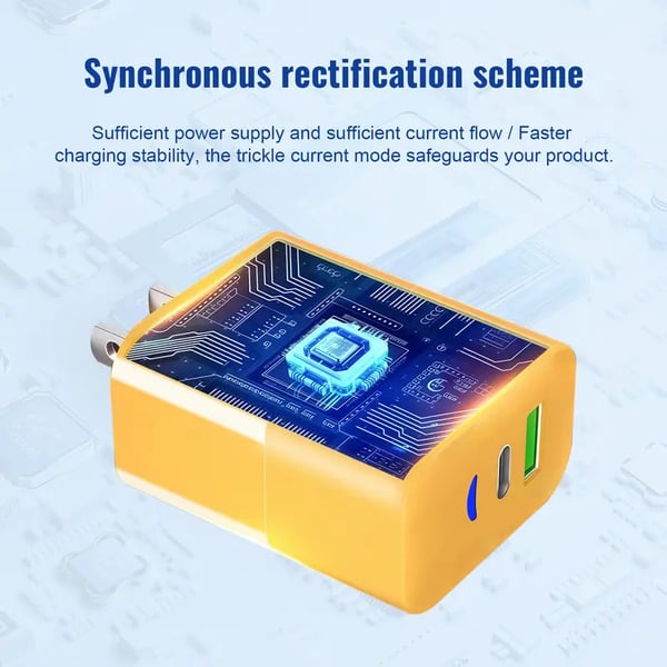 🔥Last Day Promotion - Portable Fast Charger Type C/USB A Dual Ports Adapter 4 in 1 Fast Charging Cable & Data Sync - Image 5