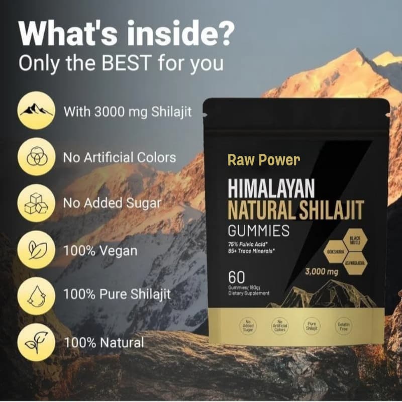 NATURAL SHILAJIT GUMMIES - Image 2