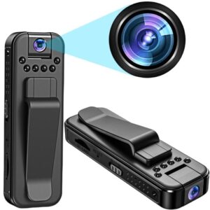 🔥🔥Buy 1 Free 1 - Wearable Body Cam with Night-Vision & 180° Rotation Lens Vlogging Camera
