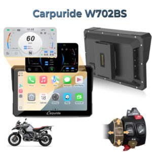 Carpuride W702BS/W502BS - BMW Motorcycle CarPlay with OEM Controller Integration
