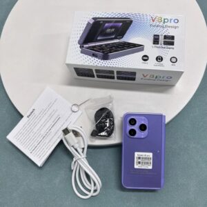 New Year's Sale - The Ultra-Portable Folding Phone V8 Pro Folding Phone( Buy 1 Free 1 ）