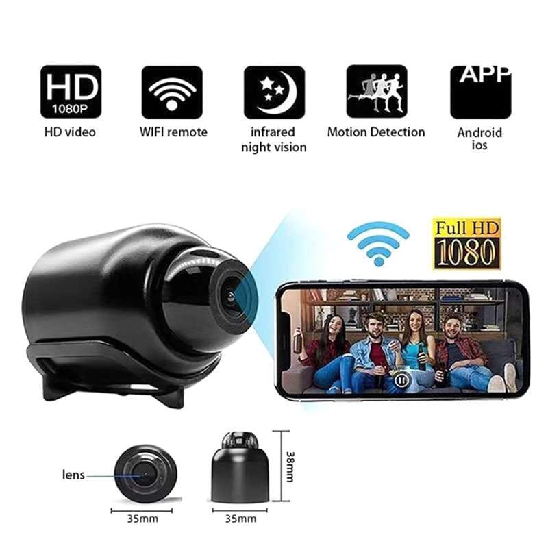🔍 The Invisible Guardian: Mini Spy WiFi Camera – Small in Size, Mighty in Protection!🎥