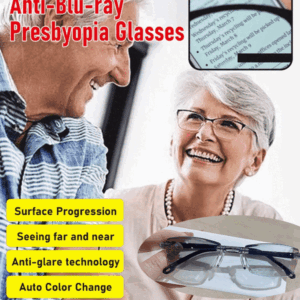 Color-changing Anti-blue Light Presbyopia Glasses